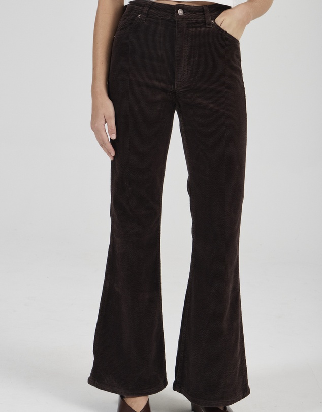 Rolla's - Eastcoast Flare Jean - Espresso Cord