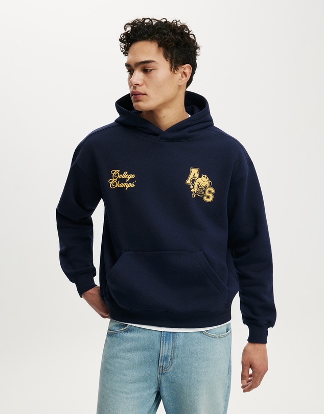 Cotton On - Box Fit Graphic Hoodie