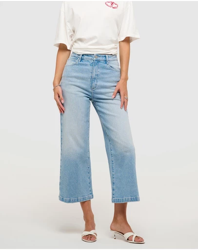 Abrand - 94 Wide Crop Jeans