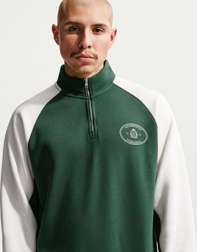 Nike - Sportswear Club 1/2-Zip Fleece Top