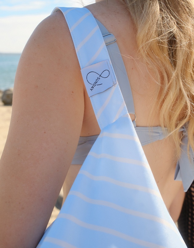 &Sunday - Daydreamer Pillow Bag- Resort Sky (cover only)