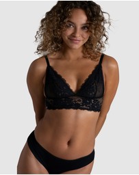 Passionata - Nina Unpadded Triangle Cup Longline Lace Bralette