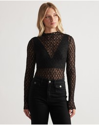 Decjuba - Amber Lace Long Sleeve Top