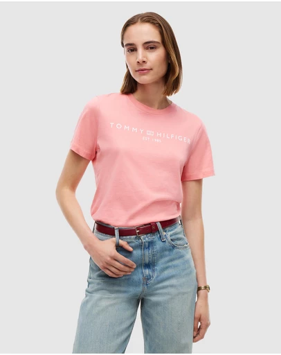 Tommy Hilfiger - Logo Crew Neck T-Shirt