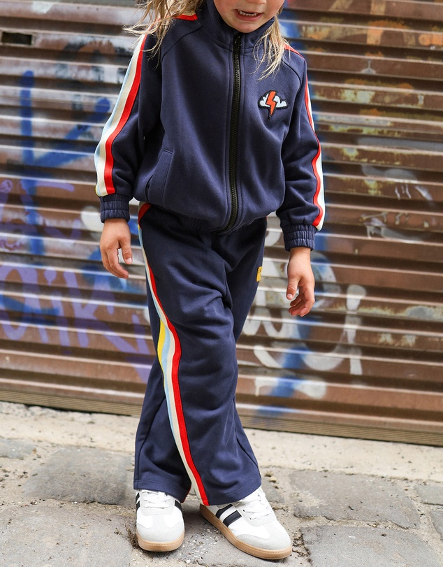 Rock Your Kid - Fuelled By Thunder Vinnie Wide Leg Track Pant