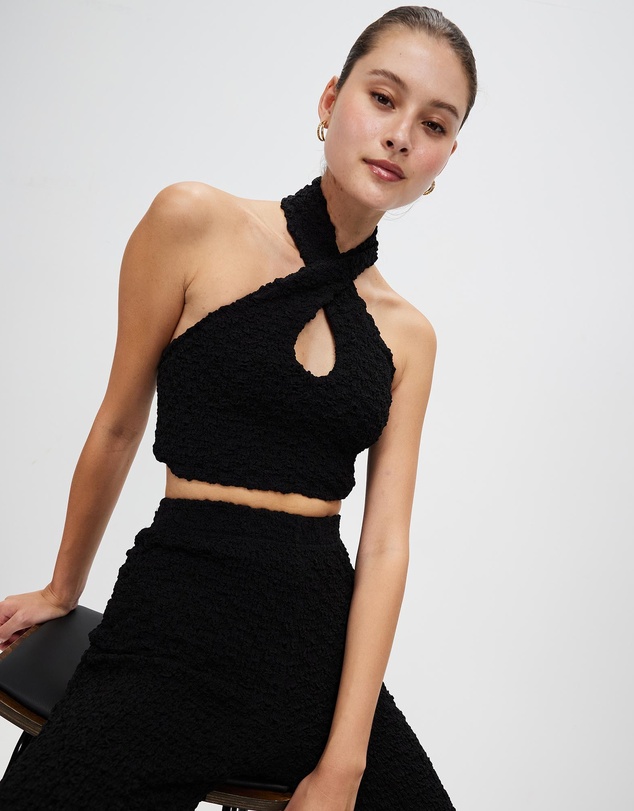 Third Form - Popcorn Halter Top