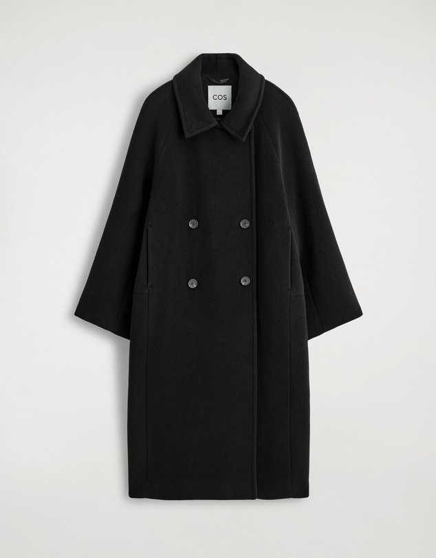 COS - Oversized Double-Breasted Wool Coat