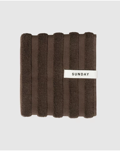 Sunday Supply Co - Chocolate Face Towel