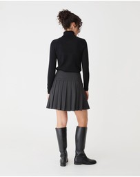 Forcast - Westwood Pleated Mini Skirt
