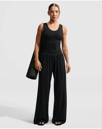 Nike - Zenvy Mid-Rise Wide-Leg Pants