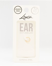 Lovisa - Gold Plated Surgical Steel Pave Band Clicker Ring