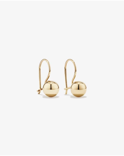 Michael Hill - 7mm Euroball Earrings in 10kt Yellow Gold