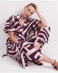Sportscraft - Penny Print Midi Dress