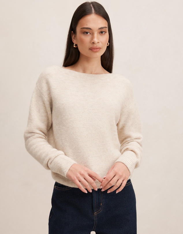 Forever New - Ariella Slash Neck Sweater