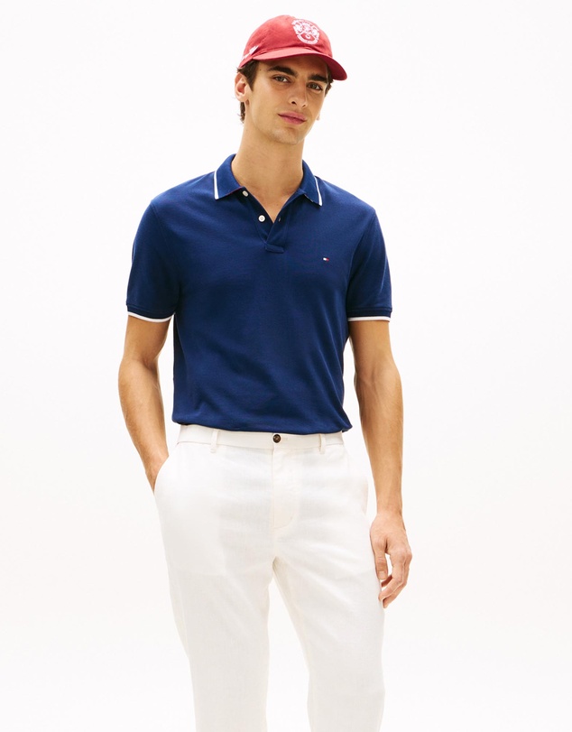 Tommy Hilfiger - Regular Fit Tipped Pique Polo Shirt