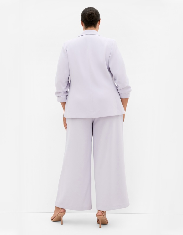 City Chic - Plus size Abbie Blazer - lilac