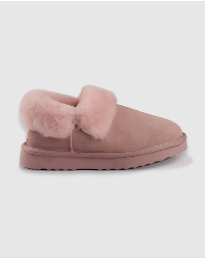 AusWooli Ugg Boots - Coogee Sheepskin Wool Ankle Slippers