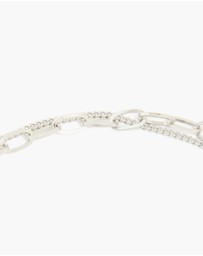 Lovisa - Waterproof Stainless Steel Molten Pendant & Chain Layered Necklace