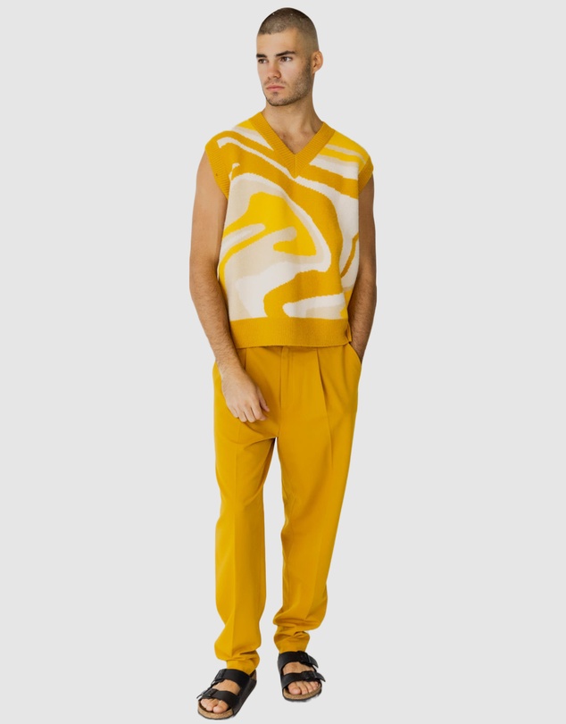 Justin Cassin - Ignite Pattern Knitted Vest