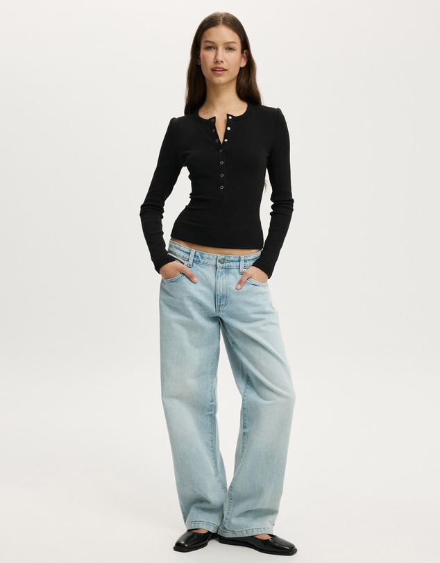 Cotton On - Blake Henley Long Sleeve Top