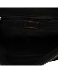 Pre-Loved by Azura Reborn - Pre-Loved Smoke Check Coated Canvas and Leather Crossbody