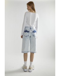 Glamorous - Long Length denim shorts