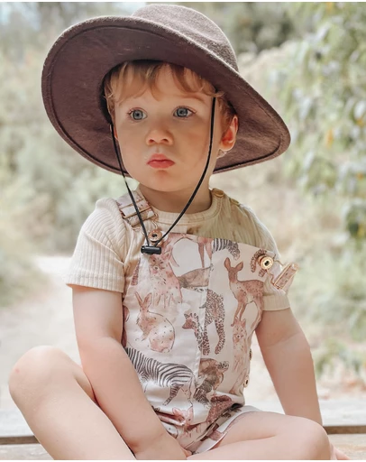 WITH LOVE FOR KIDS - BASICS Wide Ribbed Short Sleeve Top - Kids