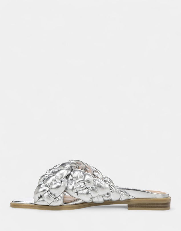 Vionic - Kalina Slide Sandal - Silver Metallic
