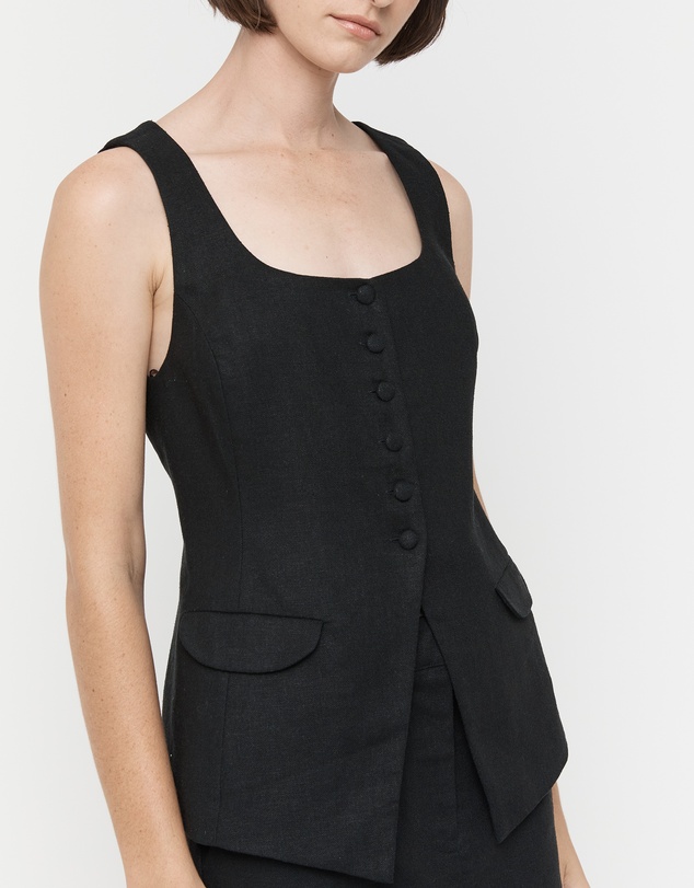 FRIEND of AUDREY - Anina Classic Waistcoat Top