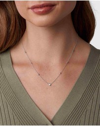 Fossil - Glitz By The Yard Silver Tone Jewellery Set