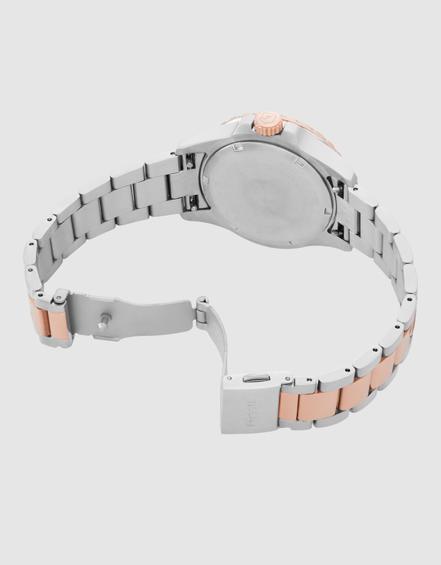 Fossil - Fossil Blue Dive Two Tone Analogue Watch