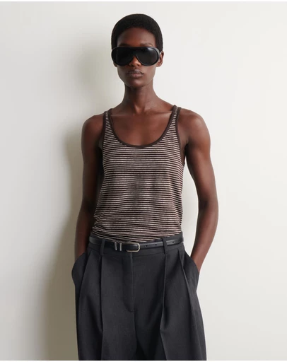 COS - Linen-Jersey Tank Top