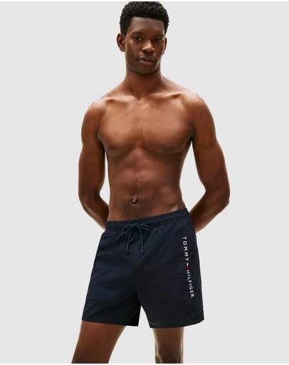 Tommy Hilfiger - Original Logo Mid Length Swim Shorts