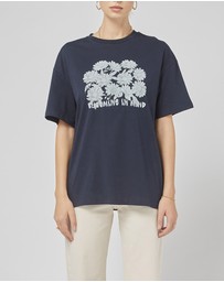 DRICOPER DENIM - Amy Navy Printed Tee