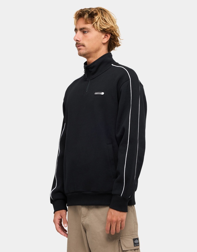 Billabong - Mens Spec Panelled 1/4 Zip Mock Neck Fleece Top