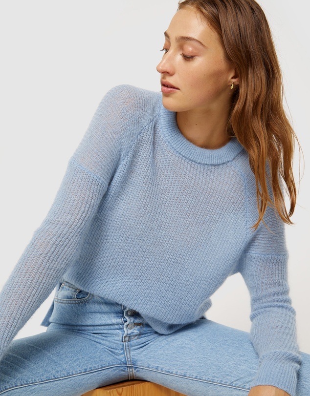 Jag - Jane Mohair Crew Knit