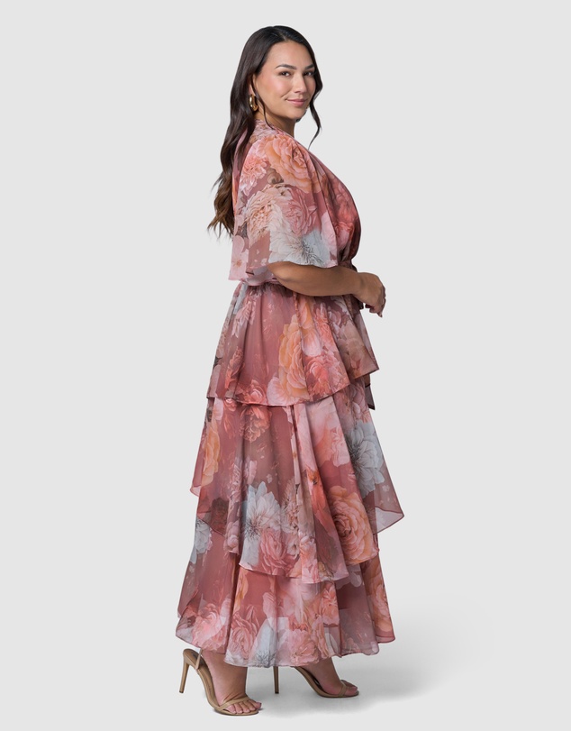 Pink Dusk by Curve Project - Hypnotic Maxi Dress