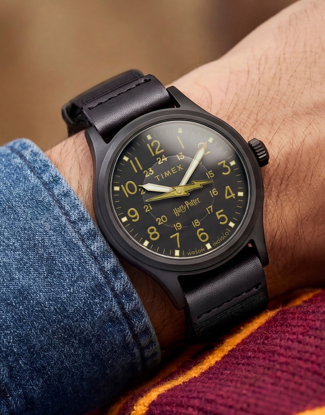 TIMEX - Harry Potter x Timex Bolt Expedition® Scout 40mm Black Strap Watch