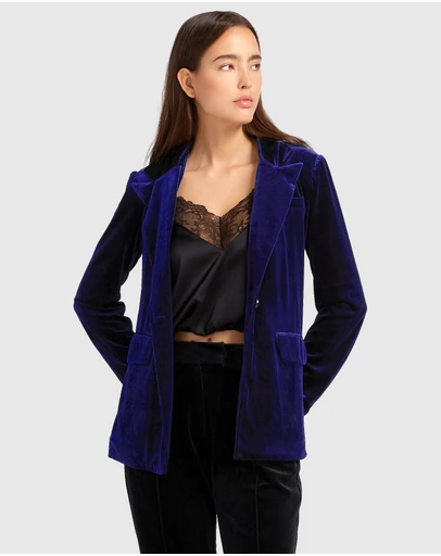 Belle & Bloom - Eternity Oversized Velvet Blazer
