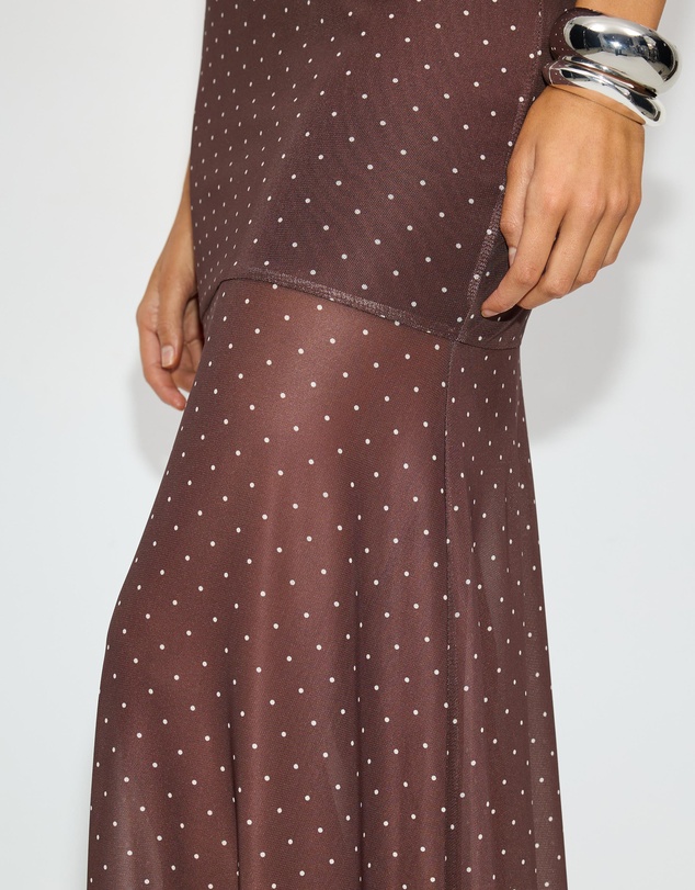 Dazie - Into You Mesh Maxi Dress