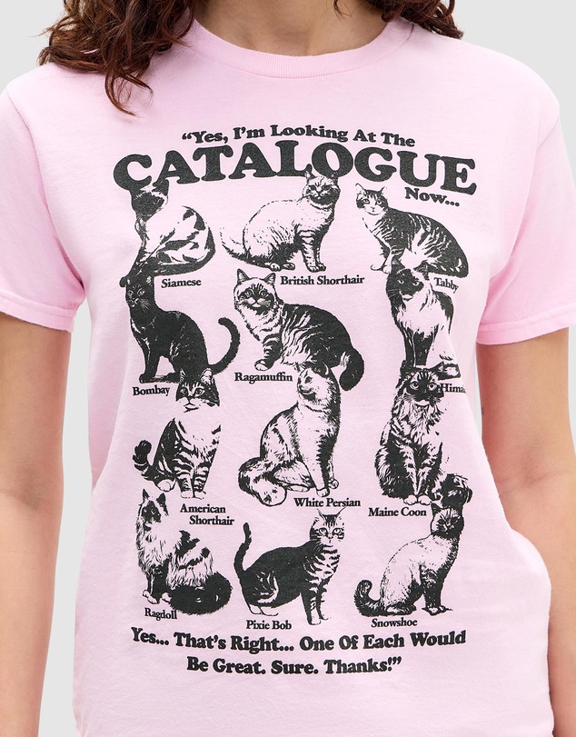 BDG By Urban Outfitters - Cat Catalogue Relaxed Tee