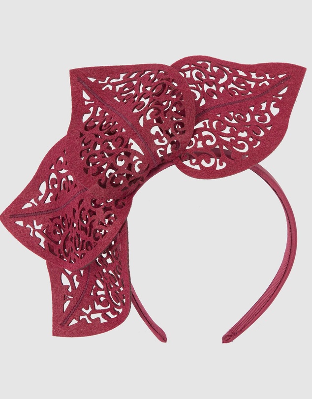Max Alexander - Laser-Cut Leaf Fascinator