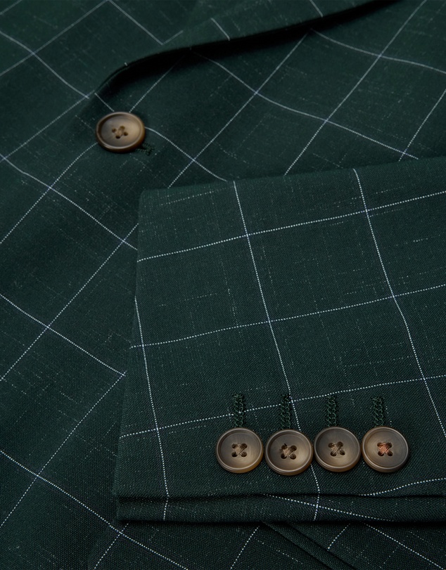 Politix - Sebastian Windowpane Check Tailored Jacket