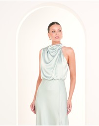 Pilgrim - Como High Neck Midi Dress