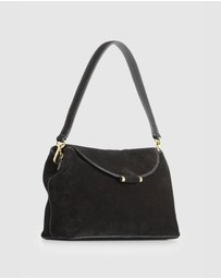 Evity - Iris Suede Leather Shoulder Bag