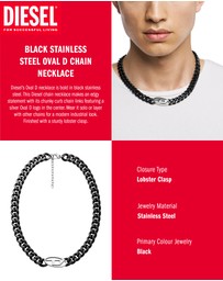 Diesel - Black Necklace