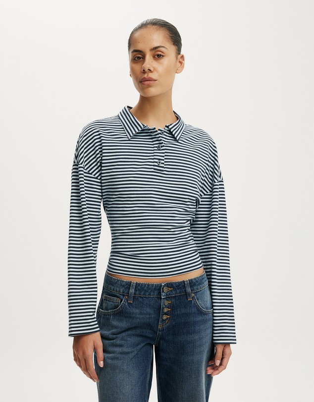 Cotton On - Everyday Smooth Polo Long Sleeve