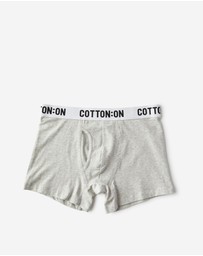 Cotton On - 3 Pack Mens Organic Cotton Trunks