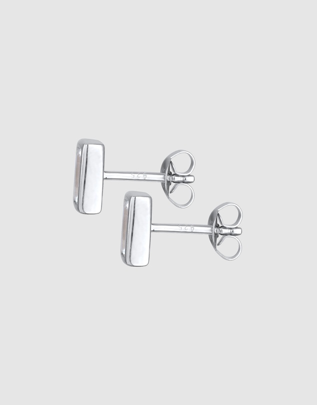 Kuzzoi - ICONIC EXCLUSIVE - Topaz Stud Earrings in 925 Sterling Silver