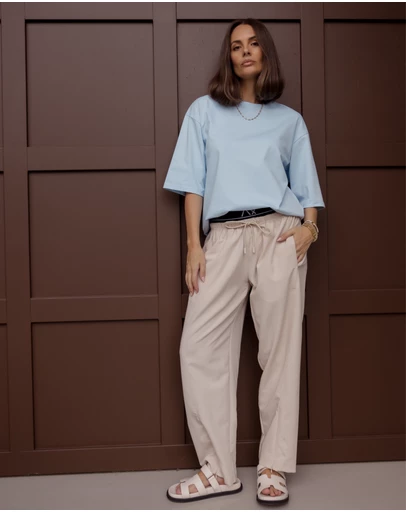 ALEXANDRA - Zuri T-Shirt Light Blue